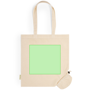 Gecentreerd op de tas (onttplooid en gemarkeerd)