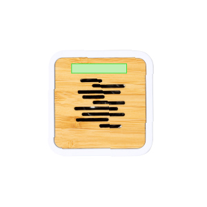 Op het houten gedeelte