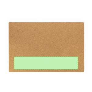 centered on lower area of lid