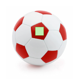 Op 1 paneel van de bal