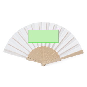 Op de waaier in de ronde cirkel