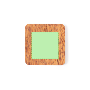 Als de mat gevouwen is op de voorkant