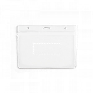 Badgehouder voorzijde bovenaan