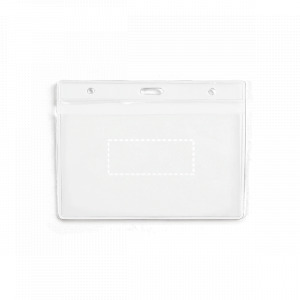 Badgehouder voorzijde bovenaan