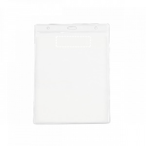 Badgehouder voorzijde bovenaan