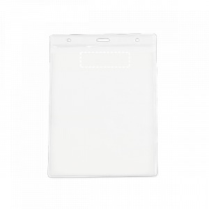 Badgehouder voorzijde bovenaan