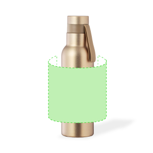 Als de mat gevouwen is op de voorkant