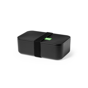 Op de deksel van de spiegel