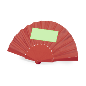 Op de waaier in de ronde cirkel