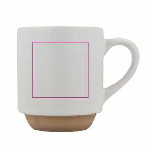 Links van het handvat