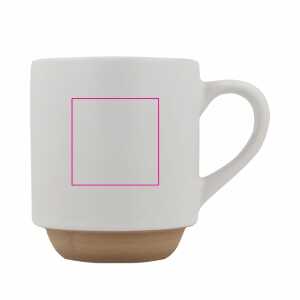 Links van het handvat