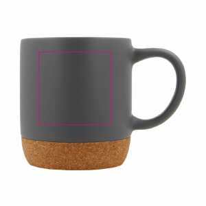 Links van het handvat