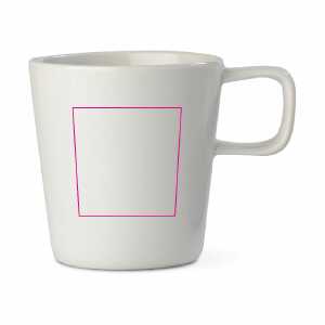 Links van het handvat