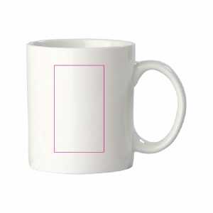 Links van het handvat