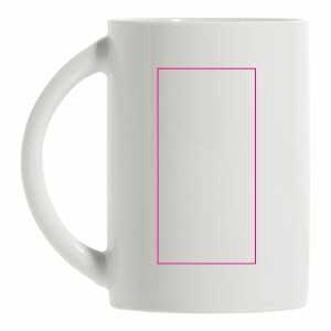 Rechts van het handvat