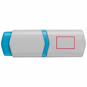 tekstmarker blauw op de kap