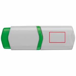 tekstmarker groen op de kap