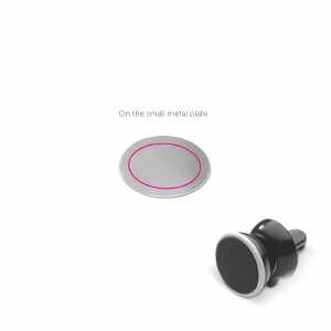 Op het kleine metalen plaatje