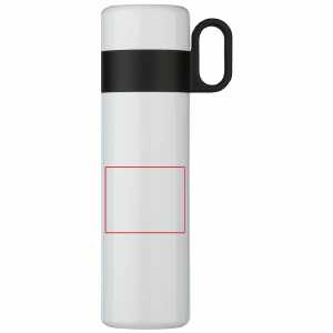 Links van het handvat