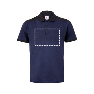 Korte sleeve polo borst