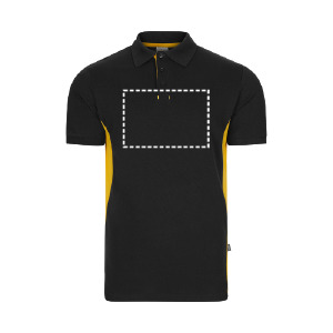 Korte sleeve polo borst