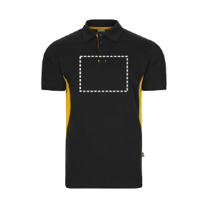 Korte sleeve polo borst