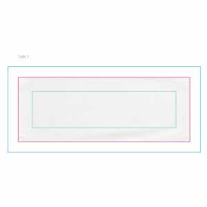 Zijde 1 staart omhoog