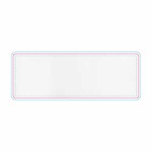 Zijde 1 staart omhoog