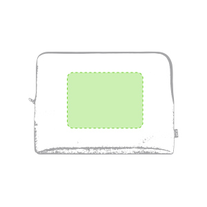 Als de mat gevouwen is op de voorkant