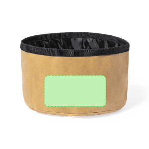 Aan de onderkant onder de knopen