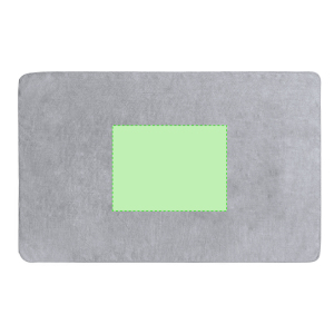 In een hoek van het doek