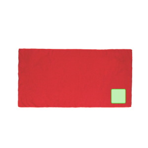 In een hoek van het doek