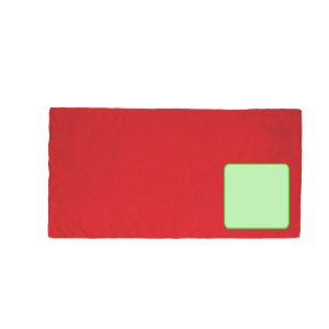 In een hoek van het doek