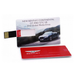 USB kaarten bedrukken met logo in full colour Classic kleur wit