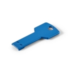 Sleutelvormige USB-stick in meerdere kleuren kleur blauw