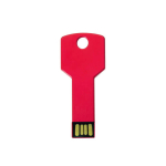 Sleutelvormige USB-stick in meerdere kleuren kleur rood