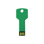 Sleutelvormige USB-stick in meerdere kleuren kleur groen