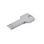 Sleutelvormige USB-stick in meerdere kleuren kleur zilver