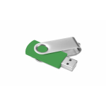 Duurzame USB-stick 3.0 met met rubberen behuizing Techmate 3.0 kleur groen