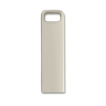 Duurzame metalen USB-stick met gravering kleur zilver
