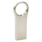 Metalen USB met innovatief ontwerp Compact Round Xl kleur zilver