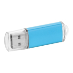 Duurzaam bedrukte USB met transparante USB-stekker Metalcolor