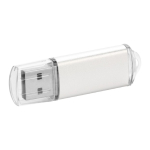 Duurzaam bedrukte USB met transparante USB-stekker Metalcolor