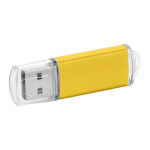 Duurzaam bedrukte USB met transparante USB-stekker Metalcolor