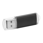 Duurzaam bedrukte USB met transparante USB-stekker Metalcolor