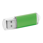 Duurzaam bedrukte USB met transparante USB-stekker Metalcolor