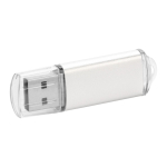 Duurzaam bedrukte USB met transparante USB-stekker Metalcolor