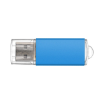 Duurzaam bedrukte USB met transparante USB-stekker Metalcolor