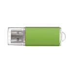Duurzaam bedrukte USB met transparante USB-stekker Metalcolor