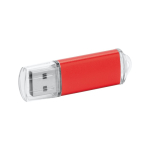 Duurzaam bedrukte USB met transparante USB-stekker Metalcolor